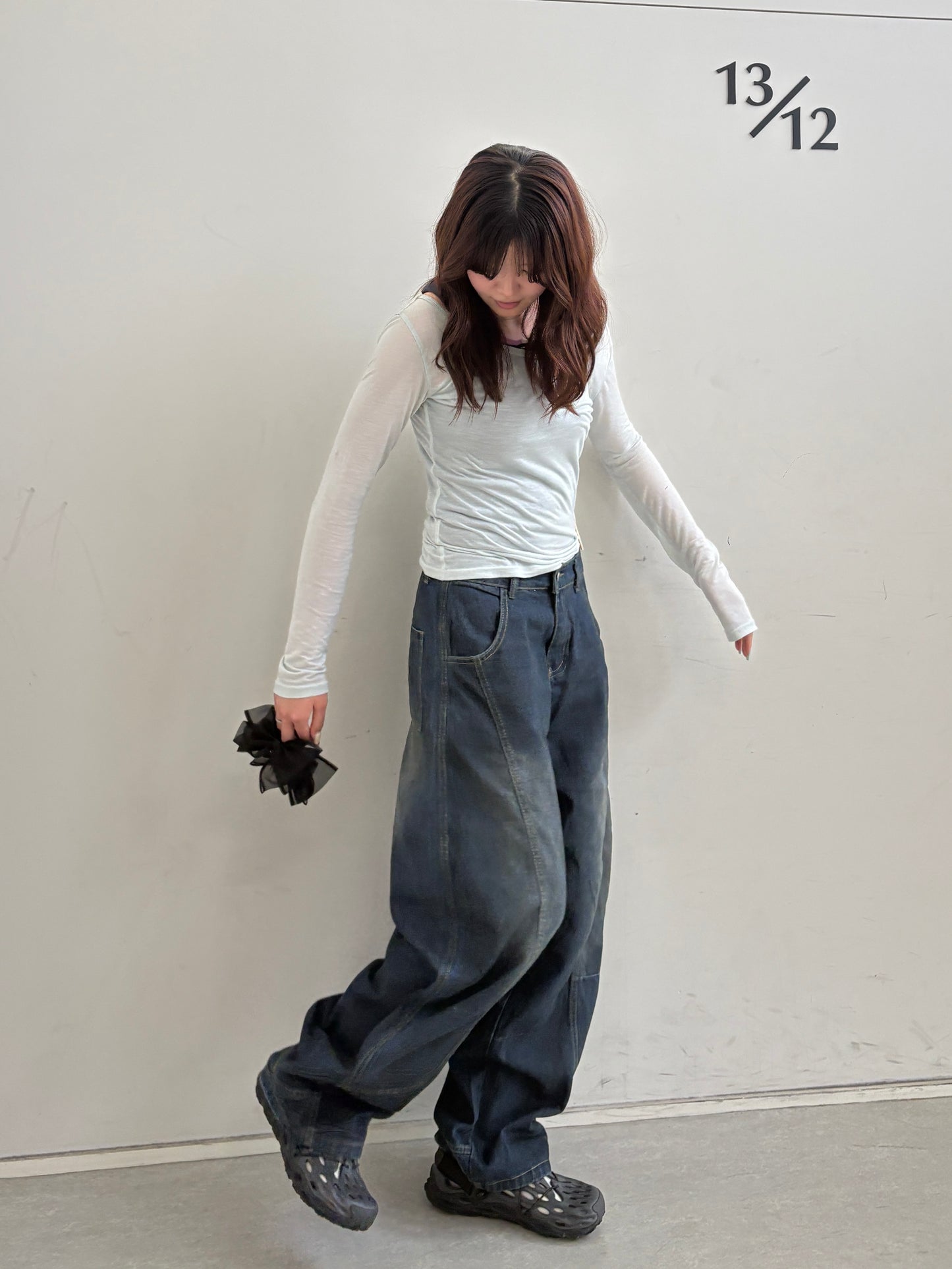 ワイドレッグカーブパンツ DPC08053