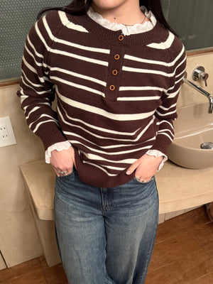 マルチボーダーニットトップス DPB78258