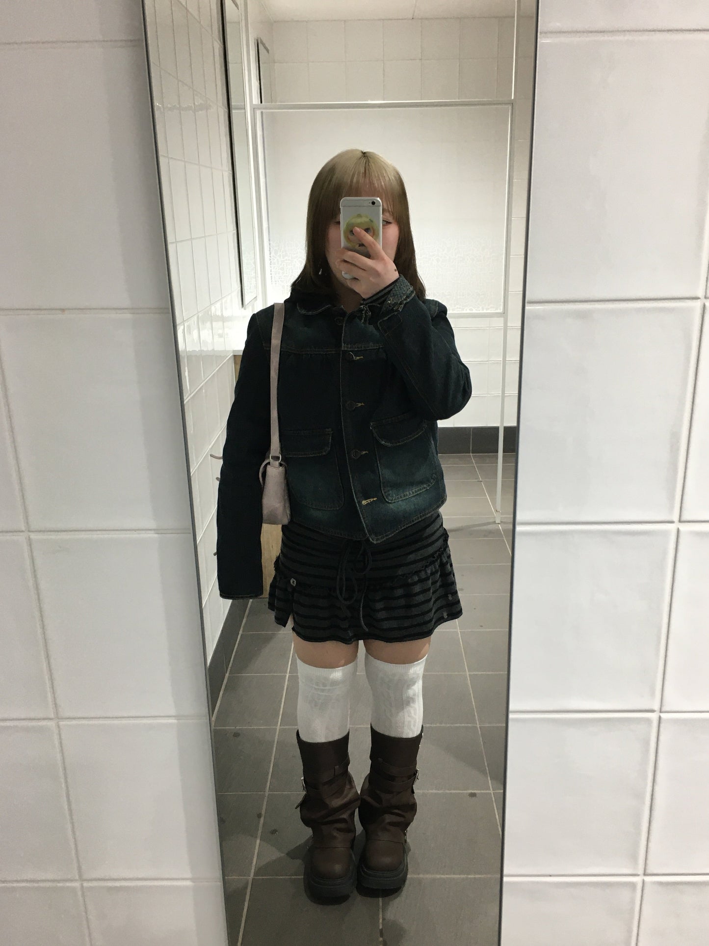 ボーダースカートパンツ DPB97063