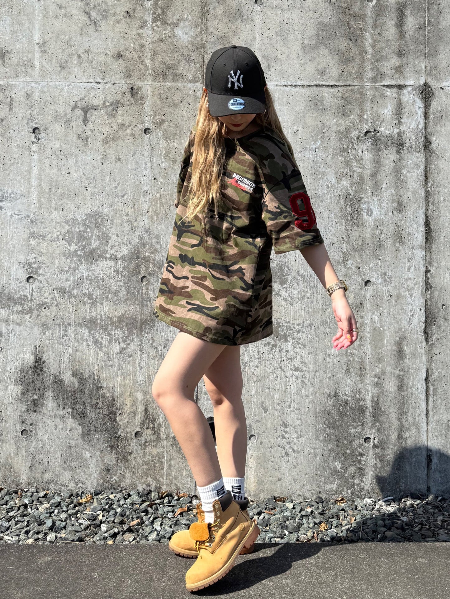 Kenshin_カモフラナンバーTシャツ DPB73344