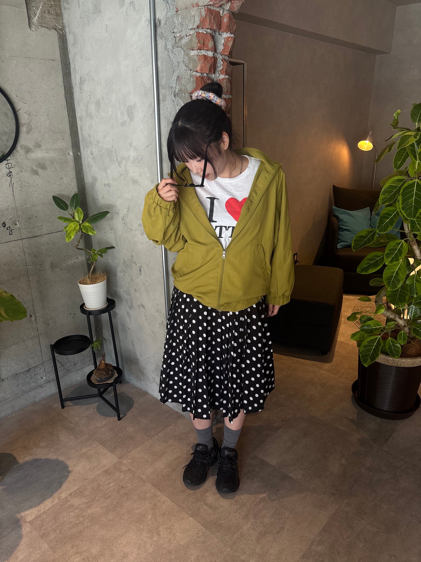 ドットミディアムスカート DPB89095