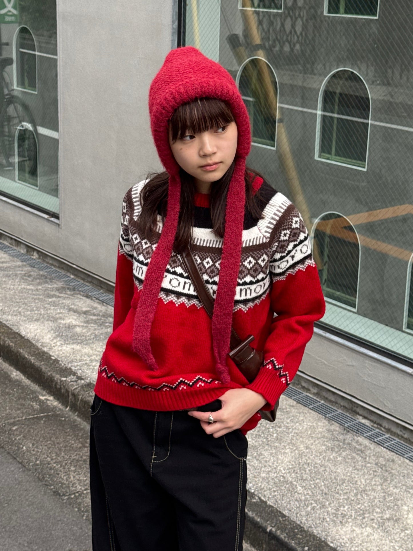 赤ずきんニット帽 DPB91063