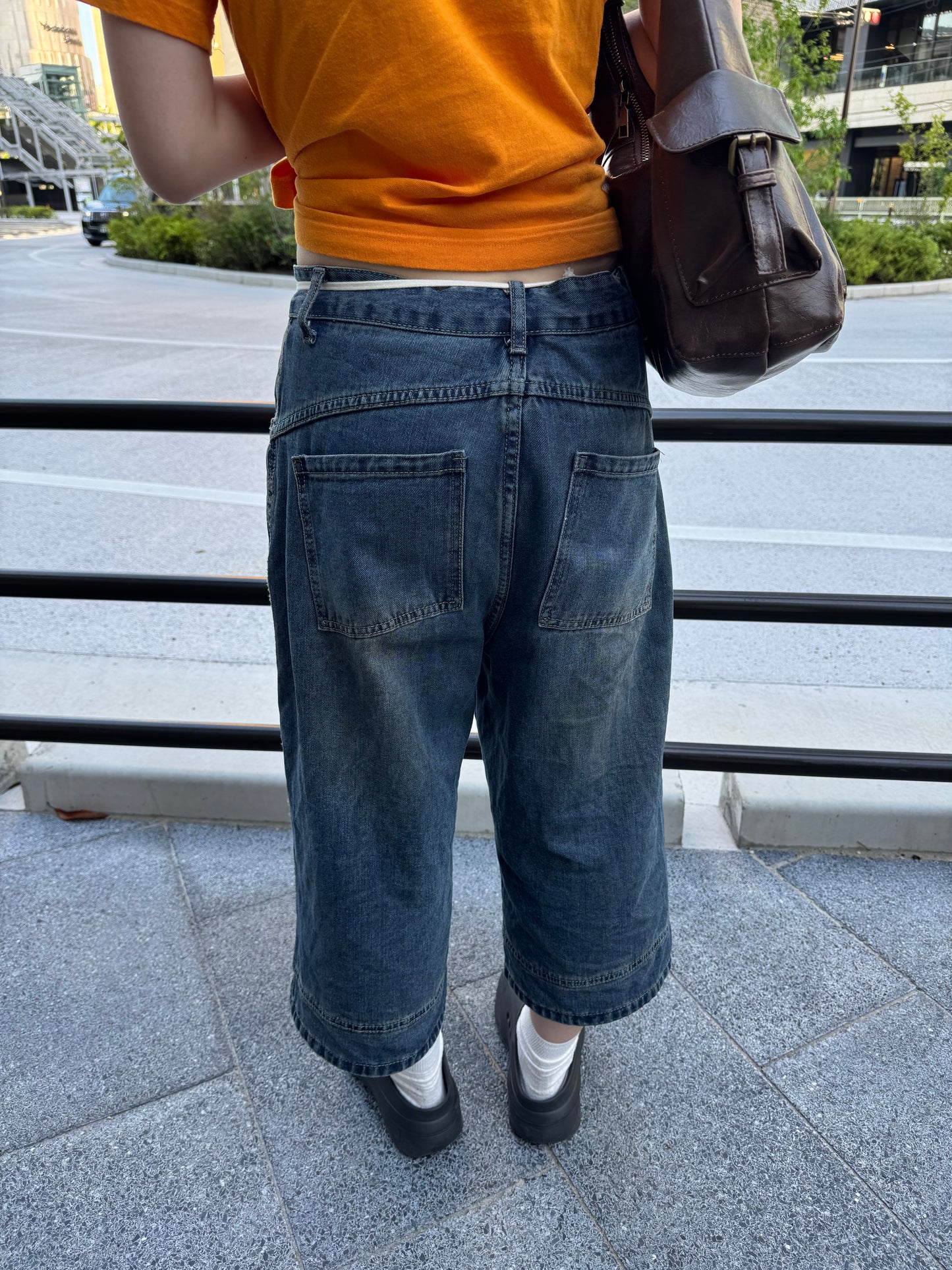 ステッチカーブラインハーフパンツ DPB85245