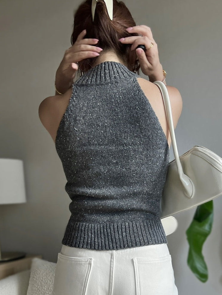 ホルターネックニット DPB56373