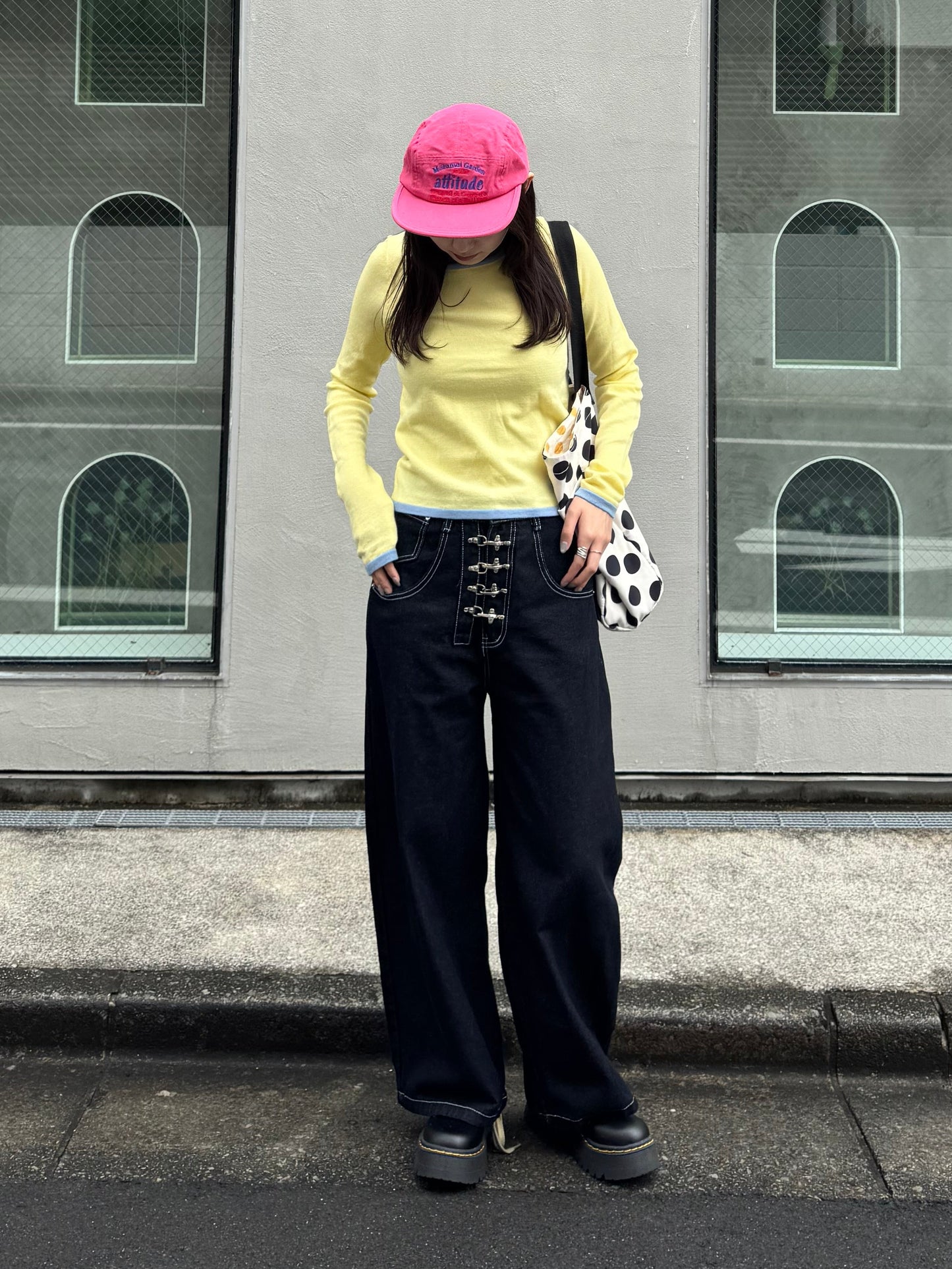 フロントデザインデニムパンツ DPB91098