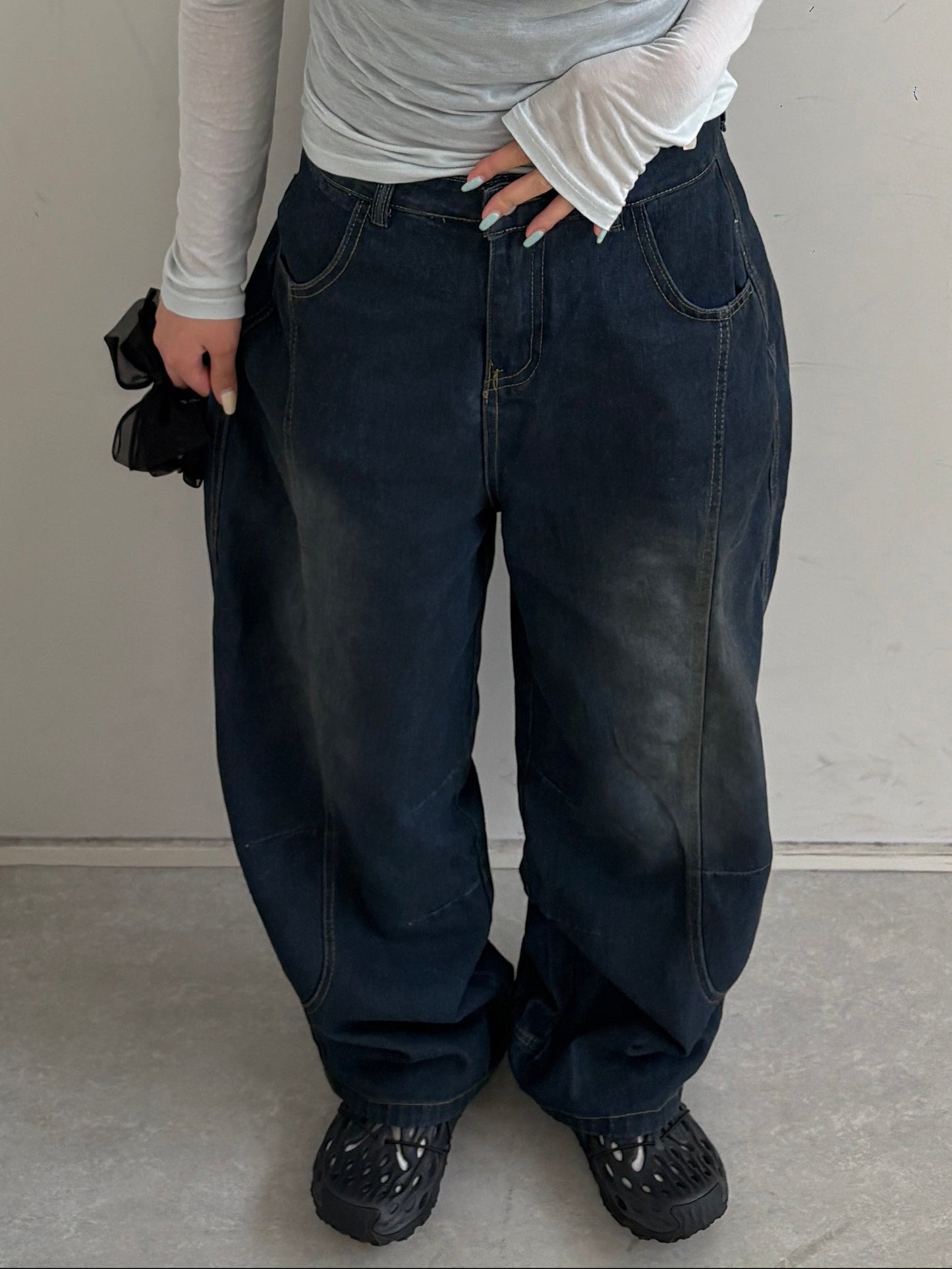 ワイドレッグカーブパンツ DPC08053