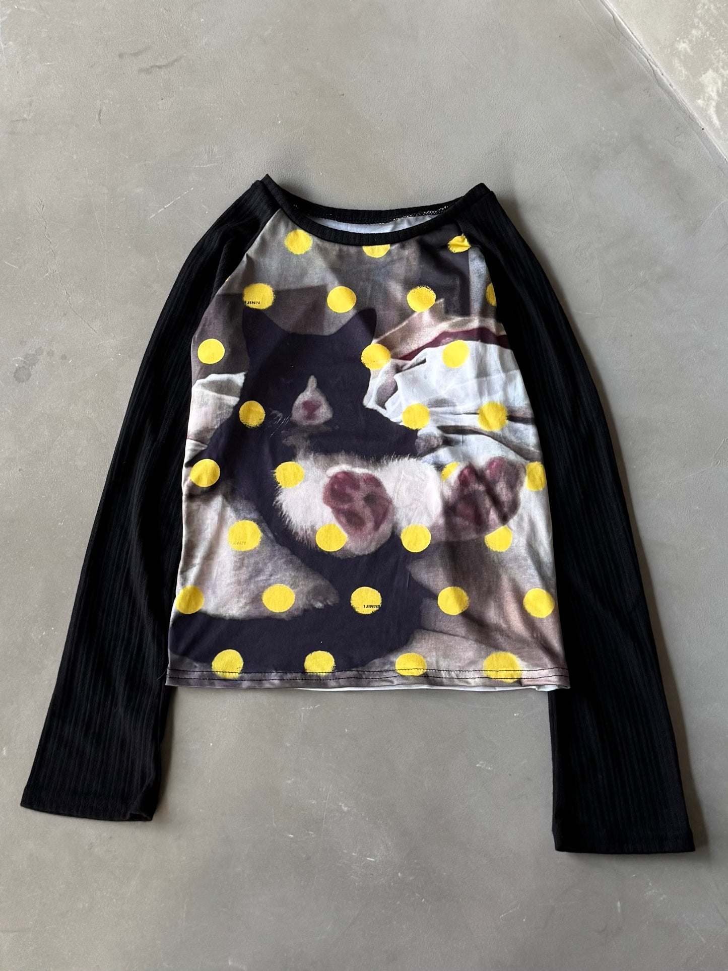 ドットキャットタイトトップス DPB86195