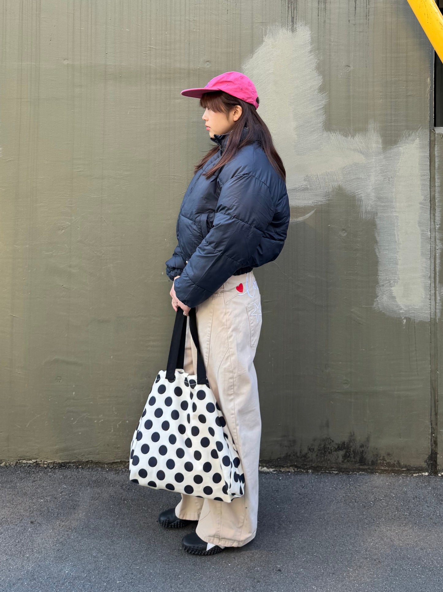 リバーシブルチェック中綿ジャケット DPB91075