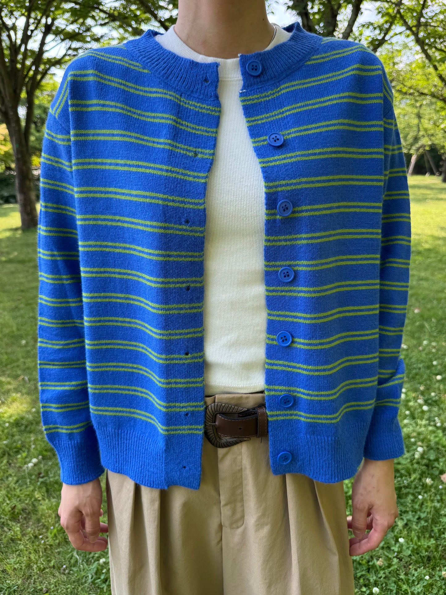ボーダーカーディガン DPC07005
