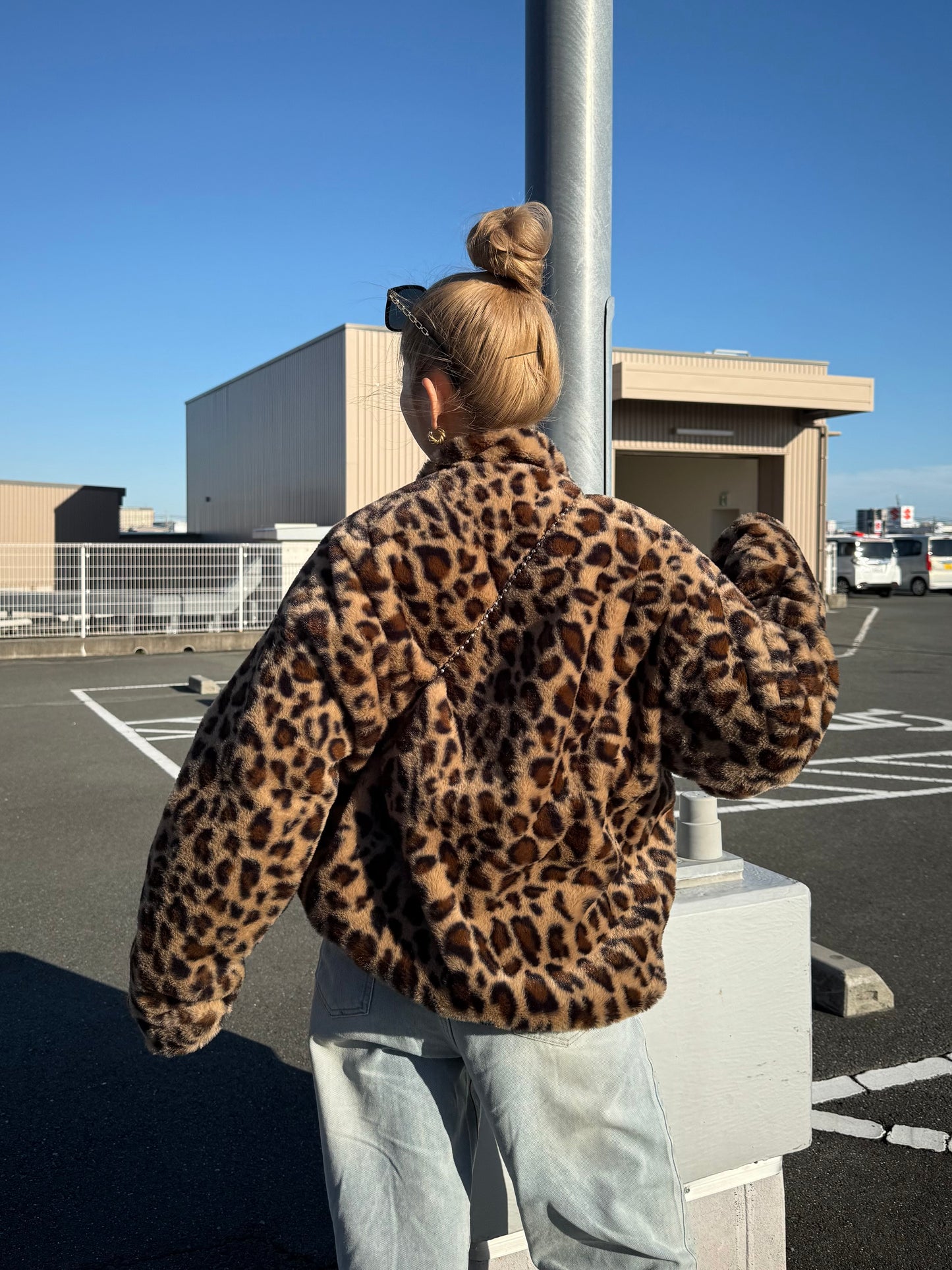 リバーシブルレオパードジャケット DPB73508