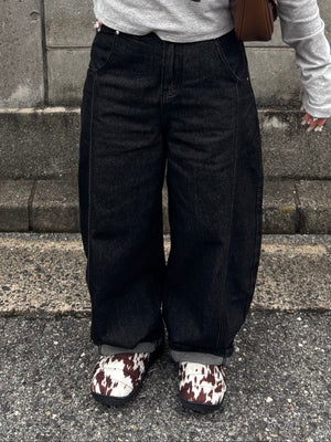 ワイドステッチデニムパンツ DPB97026