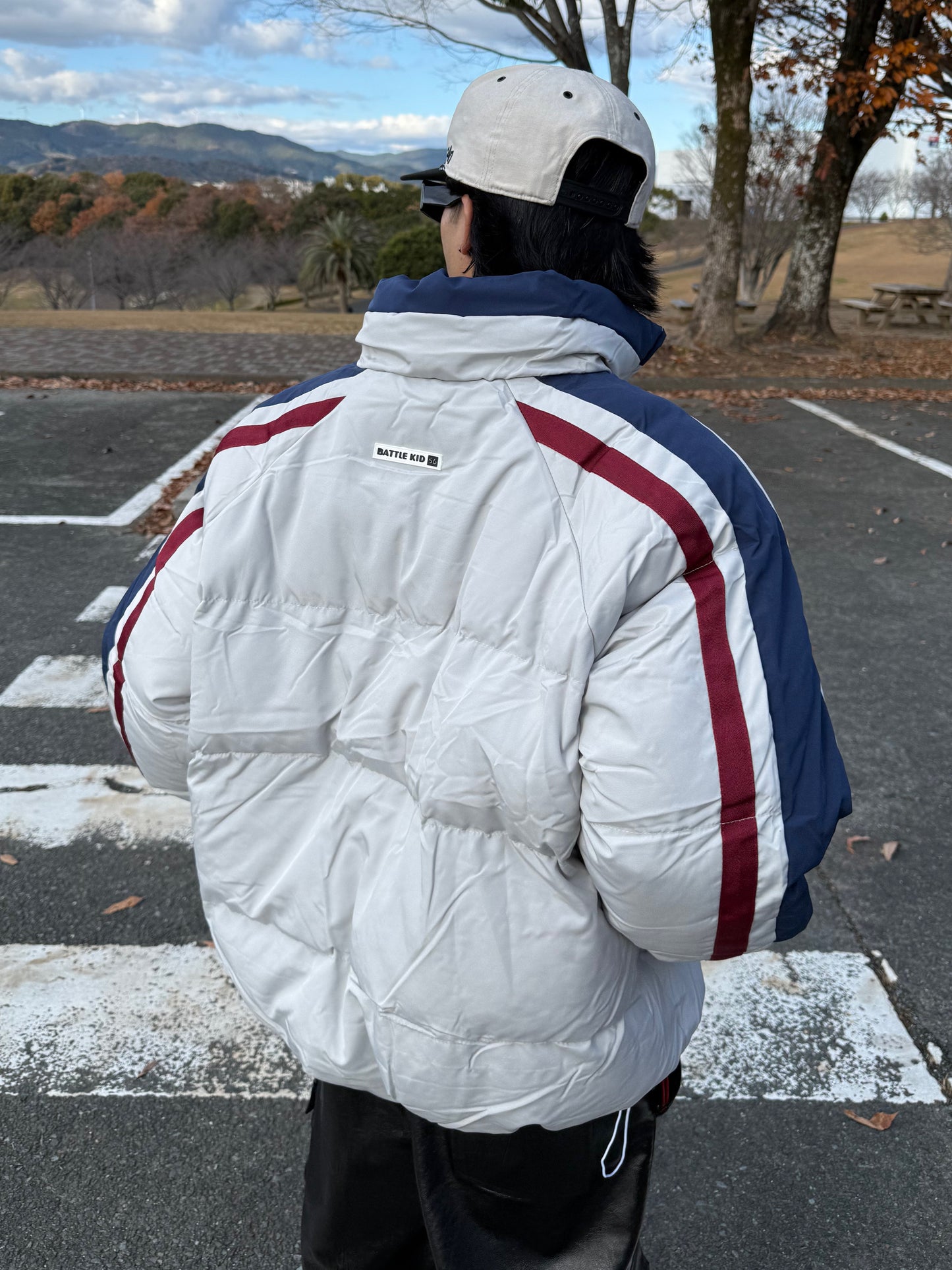 ラインストリート中綿ジャケット DPB90103