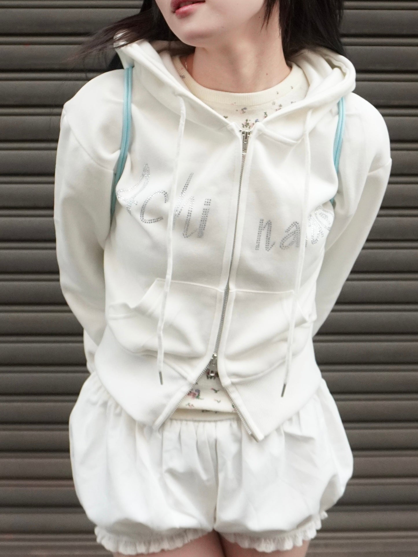 ストーンロゴダブルジップパーカー DPB85325