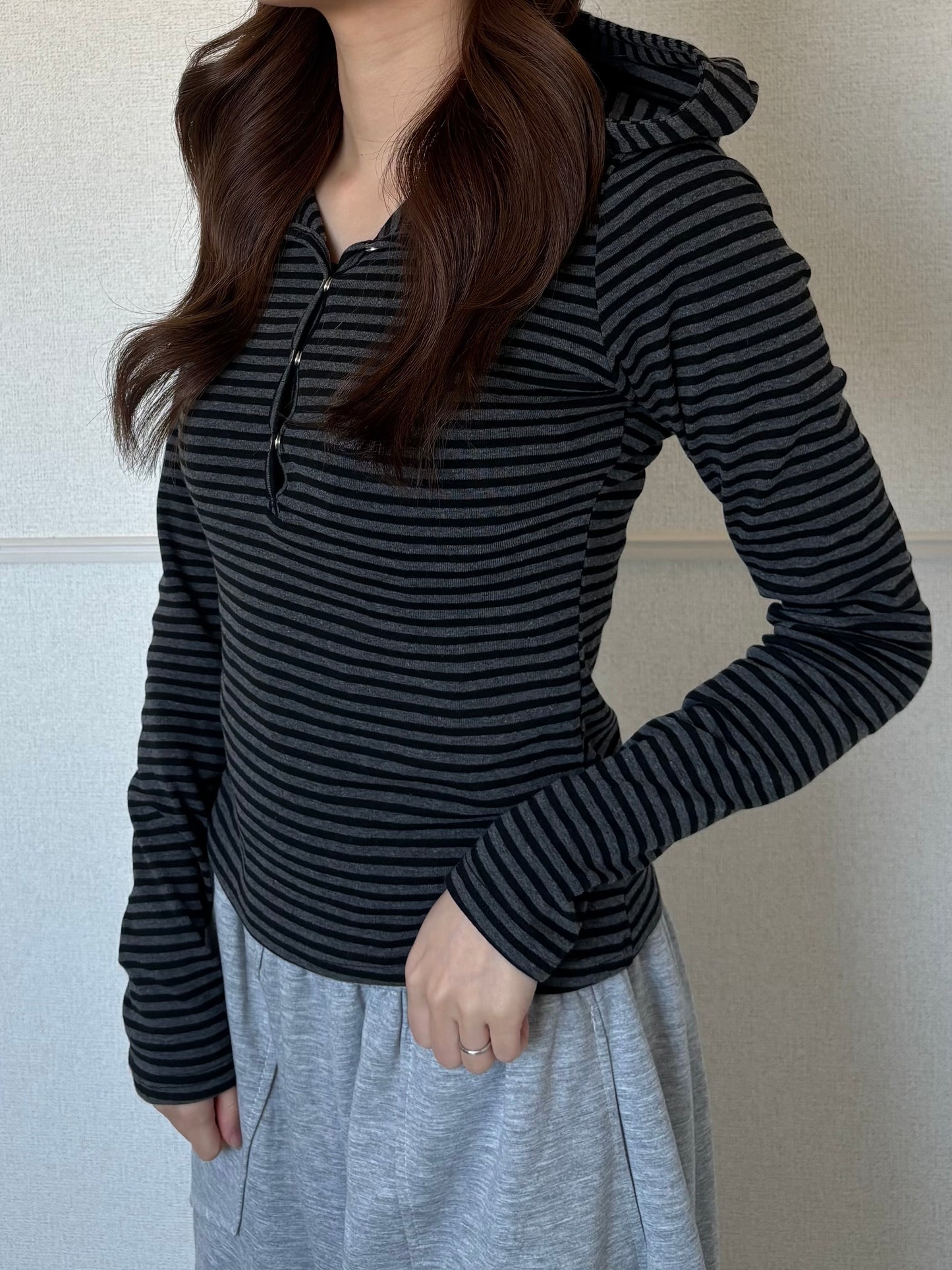 ボーダーフィットトップス DPB88184