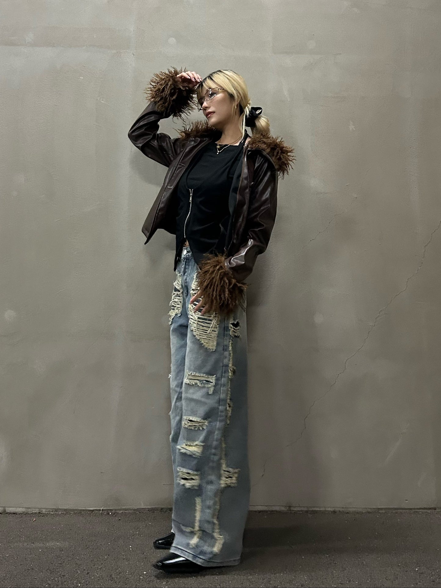 ハイダメージデニムパンツ DPB26667