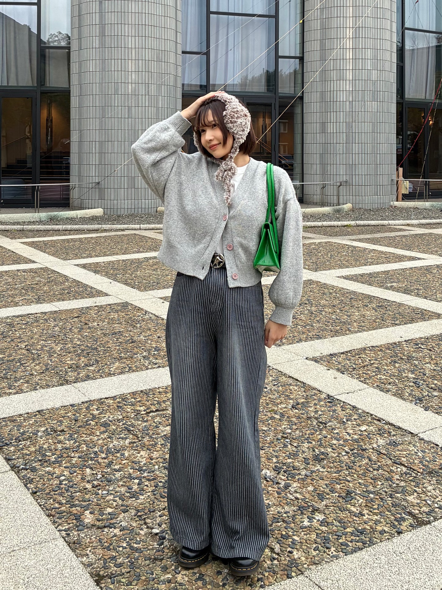 ストライプストレートパンツ DPA61445