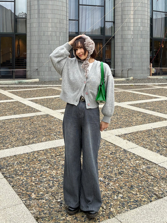 ストライプストレートパンツ DPA61445