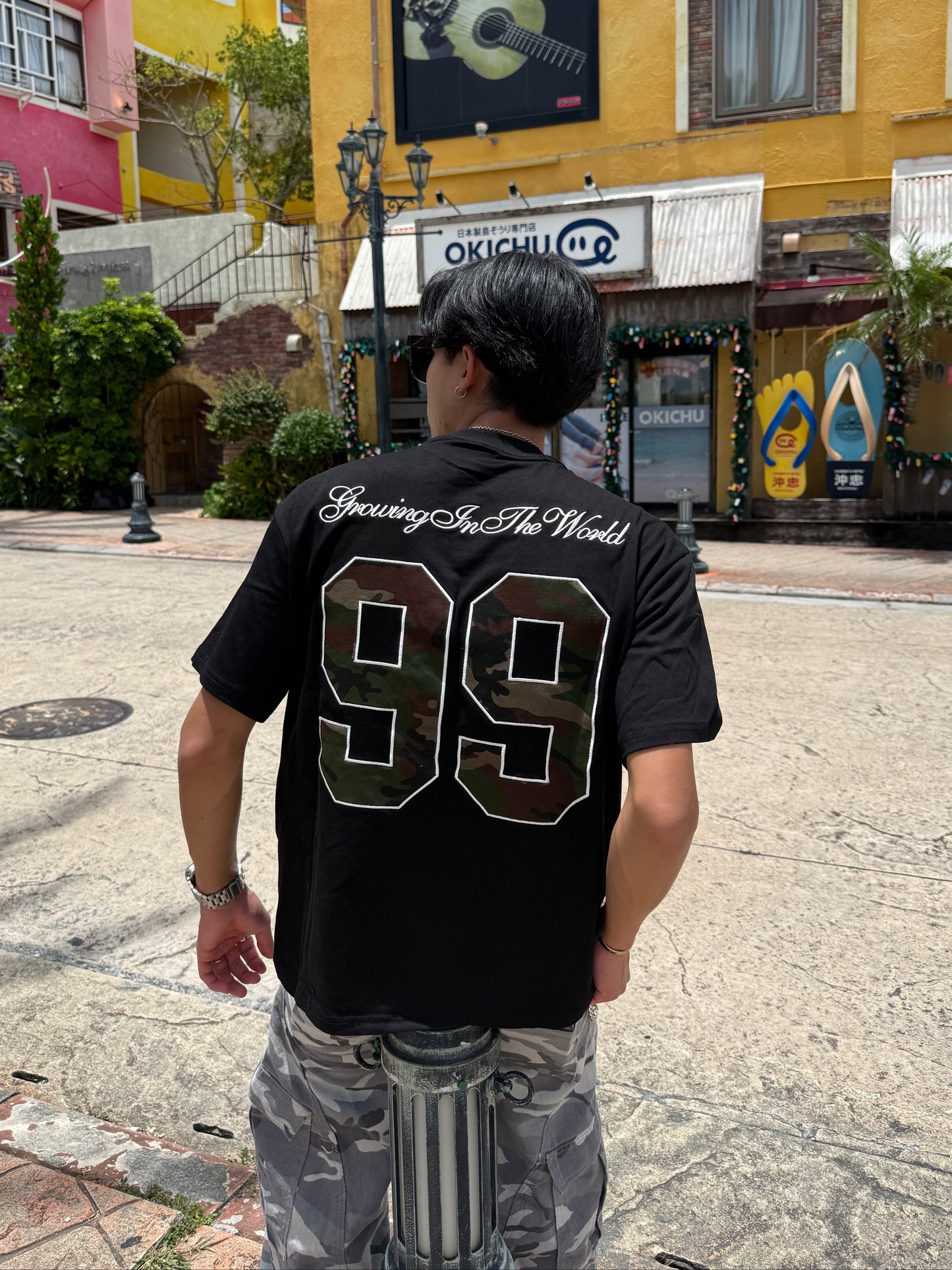 【即納】99カモフラロゴTシャツ DPB73675S
