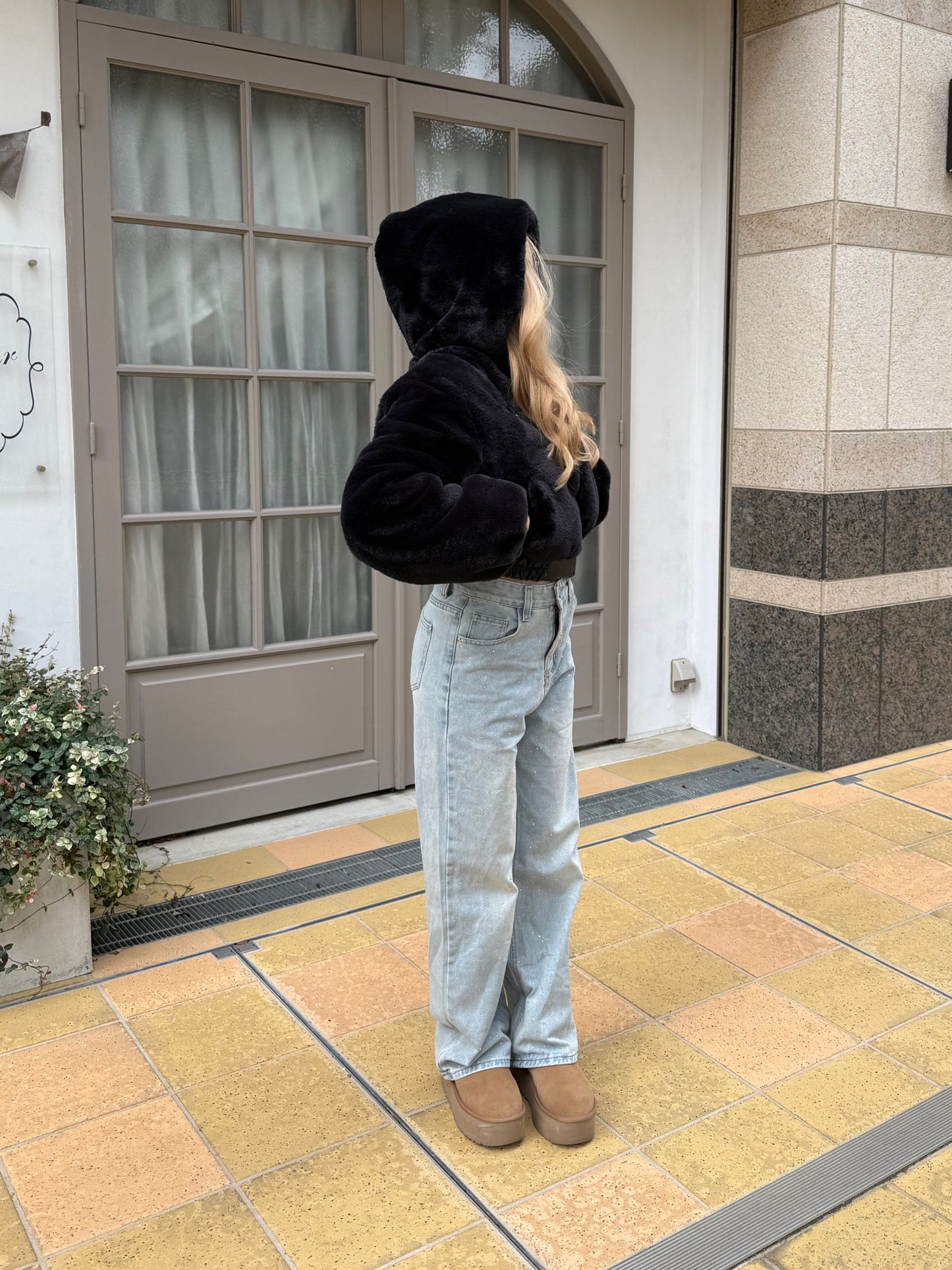 ベロアショートジャケット DPB73167