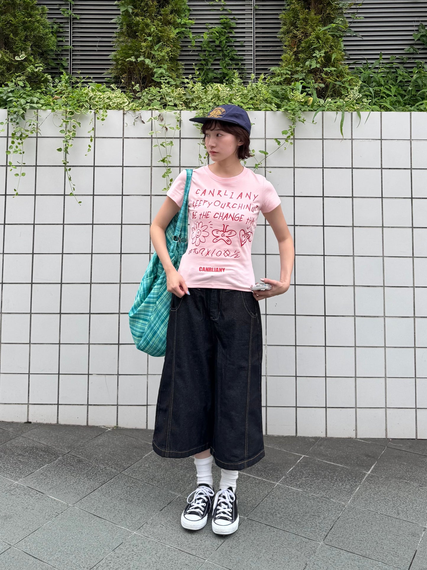 スマイリーフラワーTシャツ DPB91002