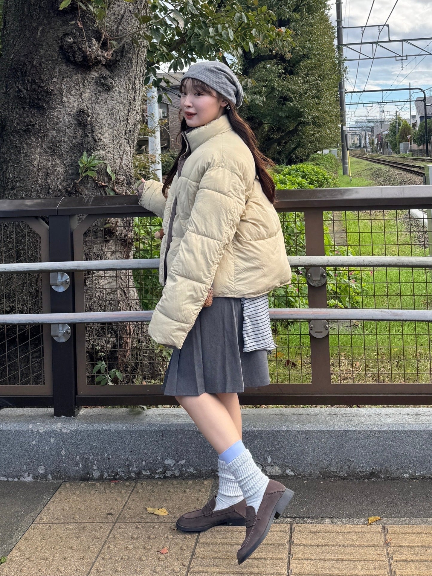 バイカラー中綿ジャケット DPB78220