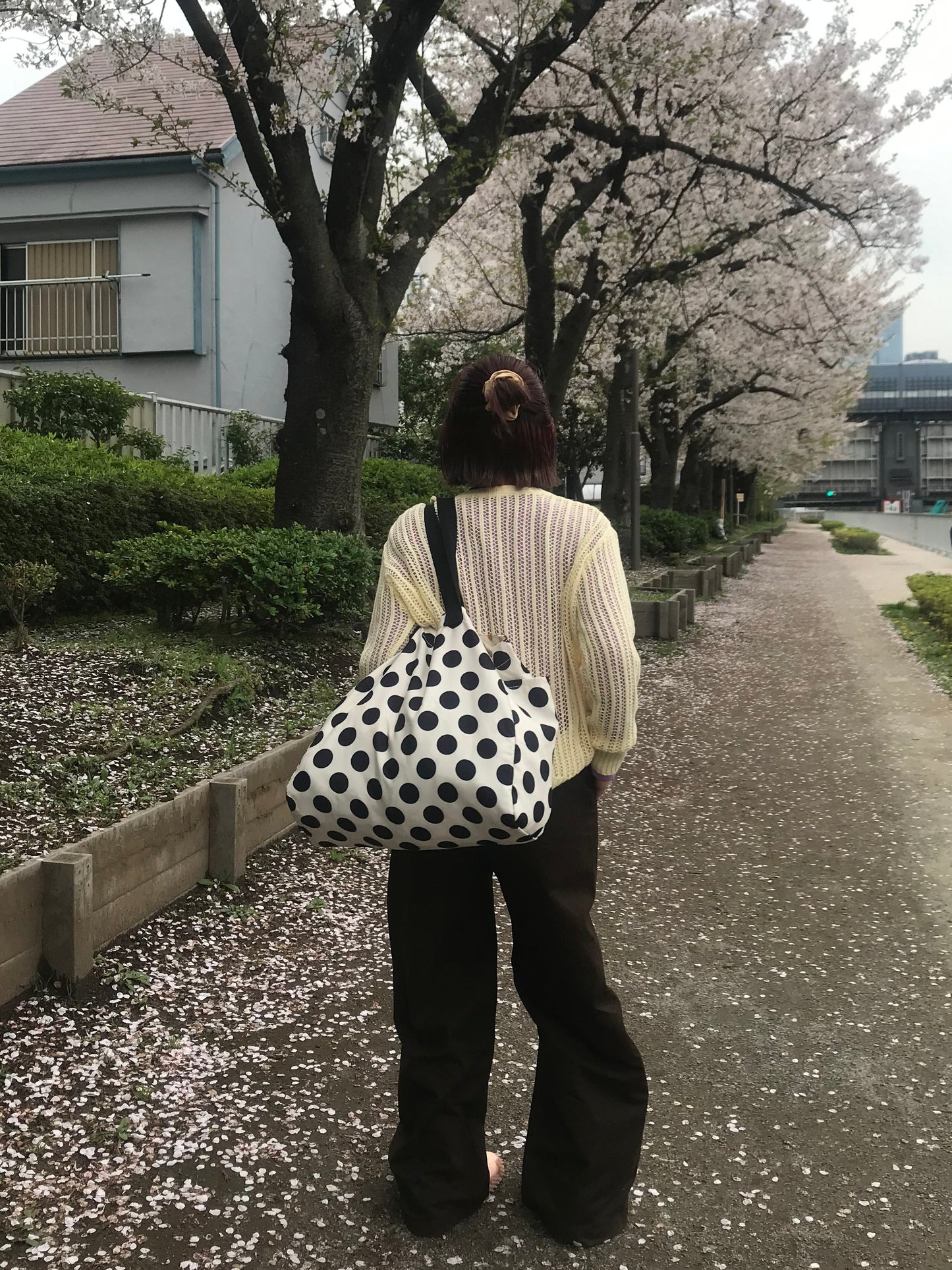 リバーシブルドットバッグ DPC04032