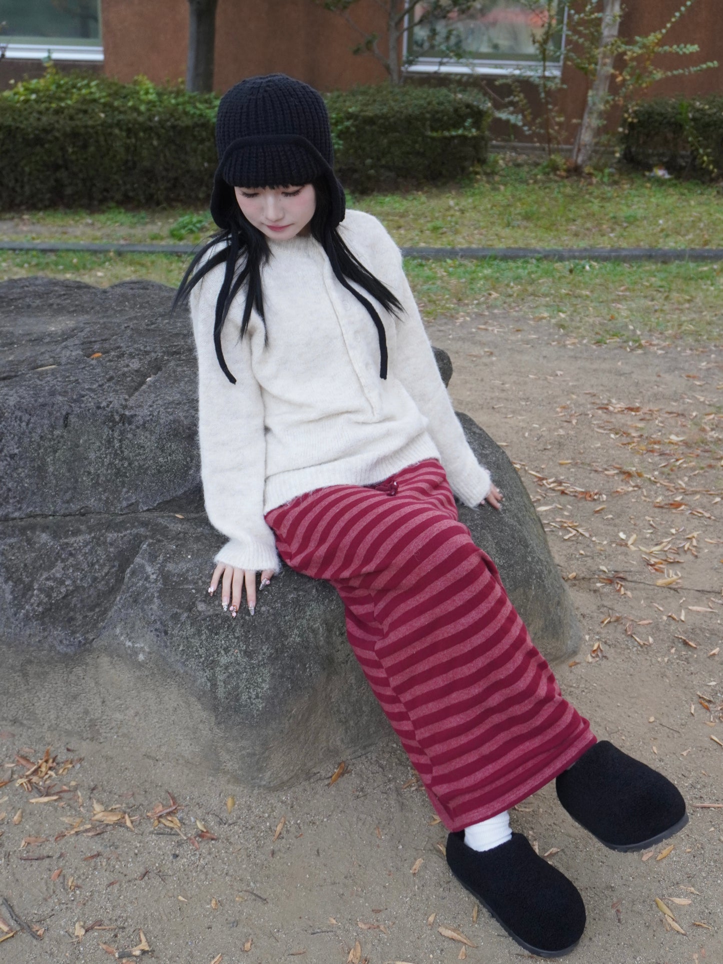 ヘンリーネックニット DPB85394