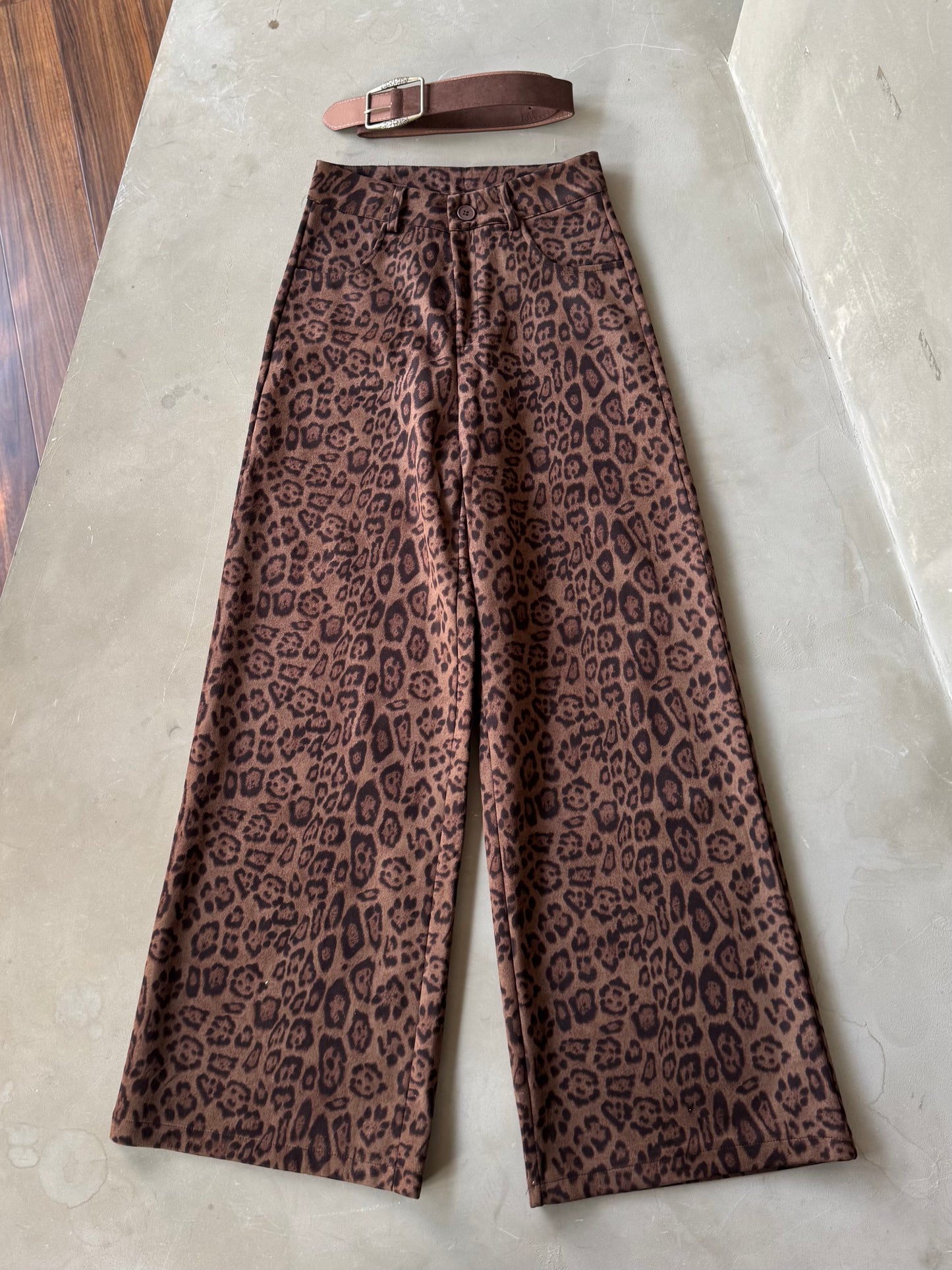 レオパードワイドパンツ DPB86227