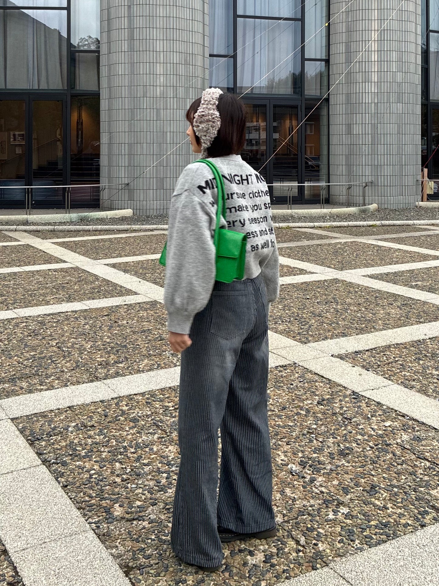 ストライプストレートパンツ DPA61445