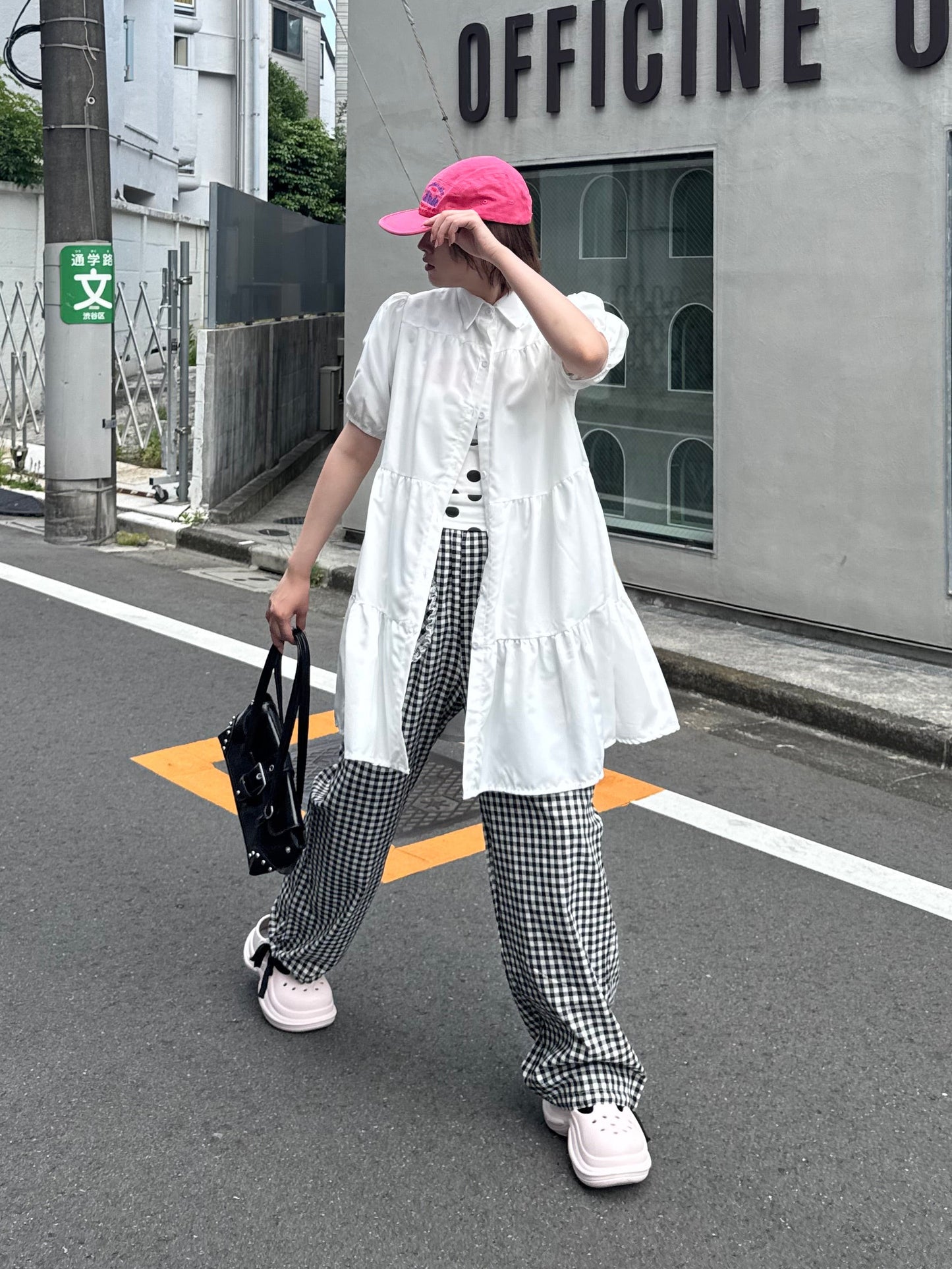 フロントハートチェックパンツ DPB91144