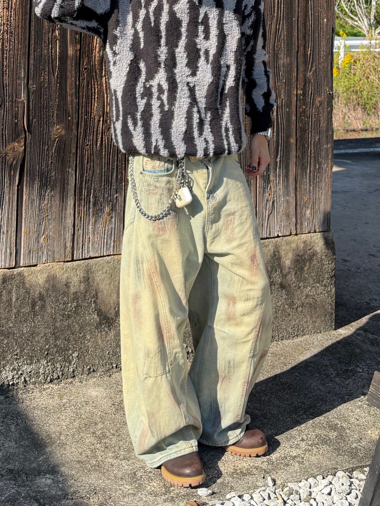 ダメージデザインデニムパンツ DPB90051