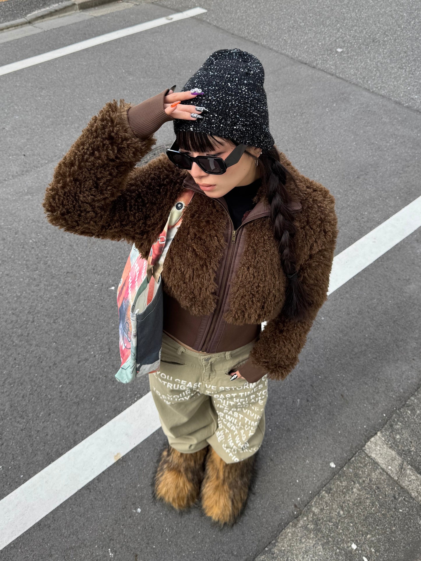 ウエストスリムファージャケット DPB86138