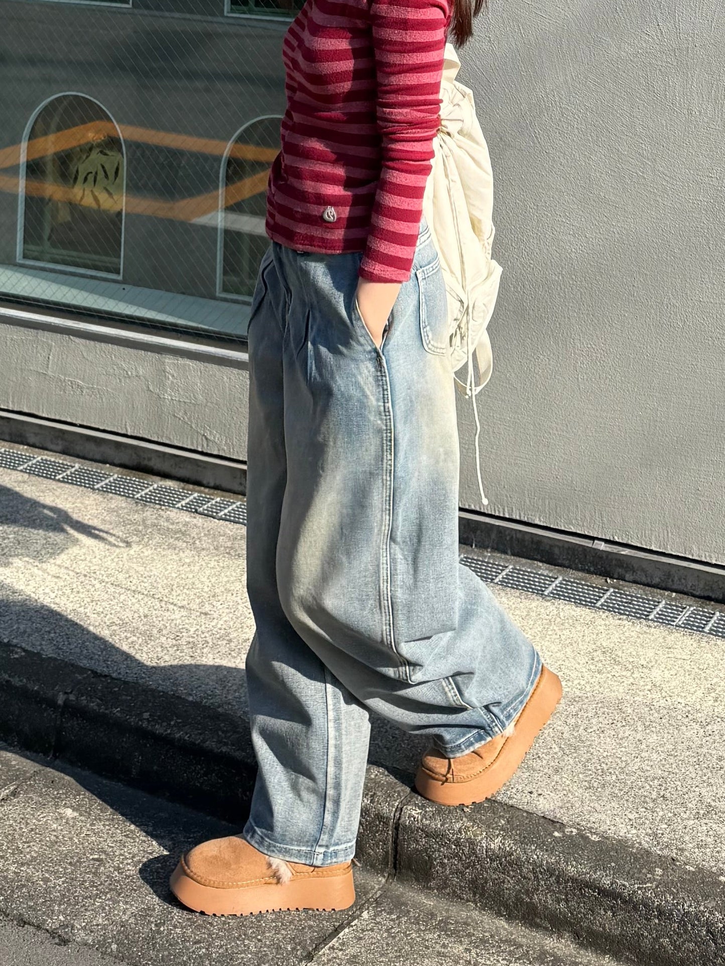 バルーンウォッシュデニムパンツ DPB91078
