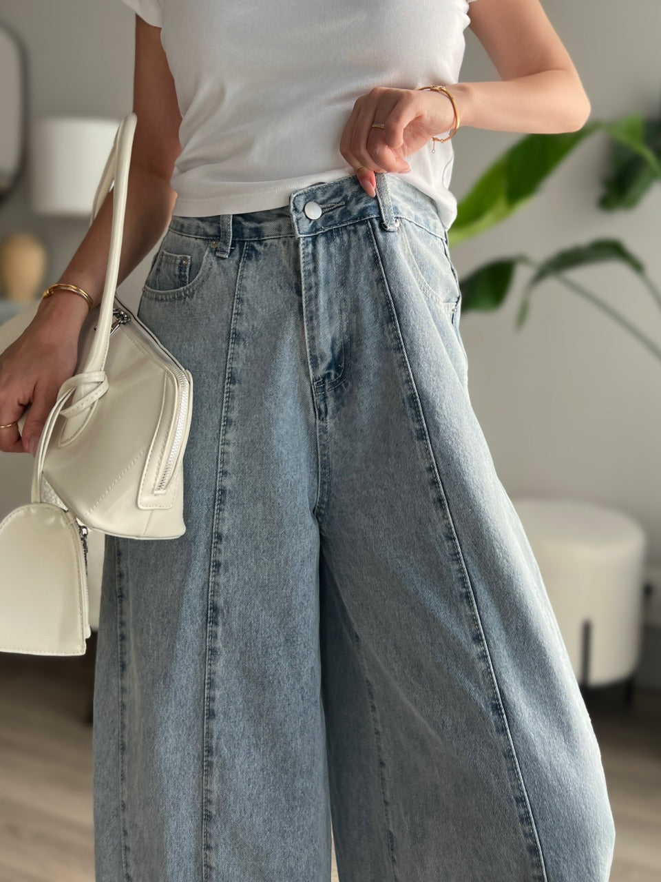 カーブシルエットデニムパンツ DPB56325