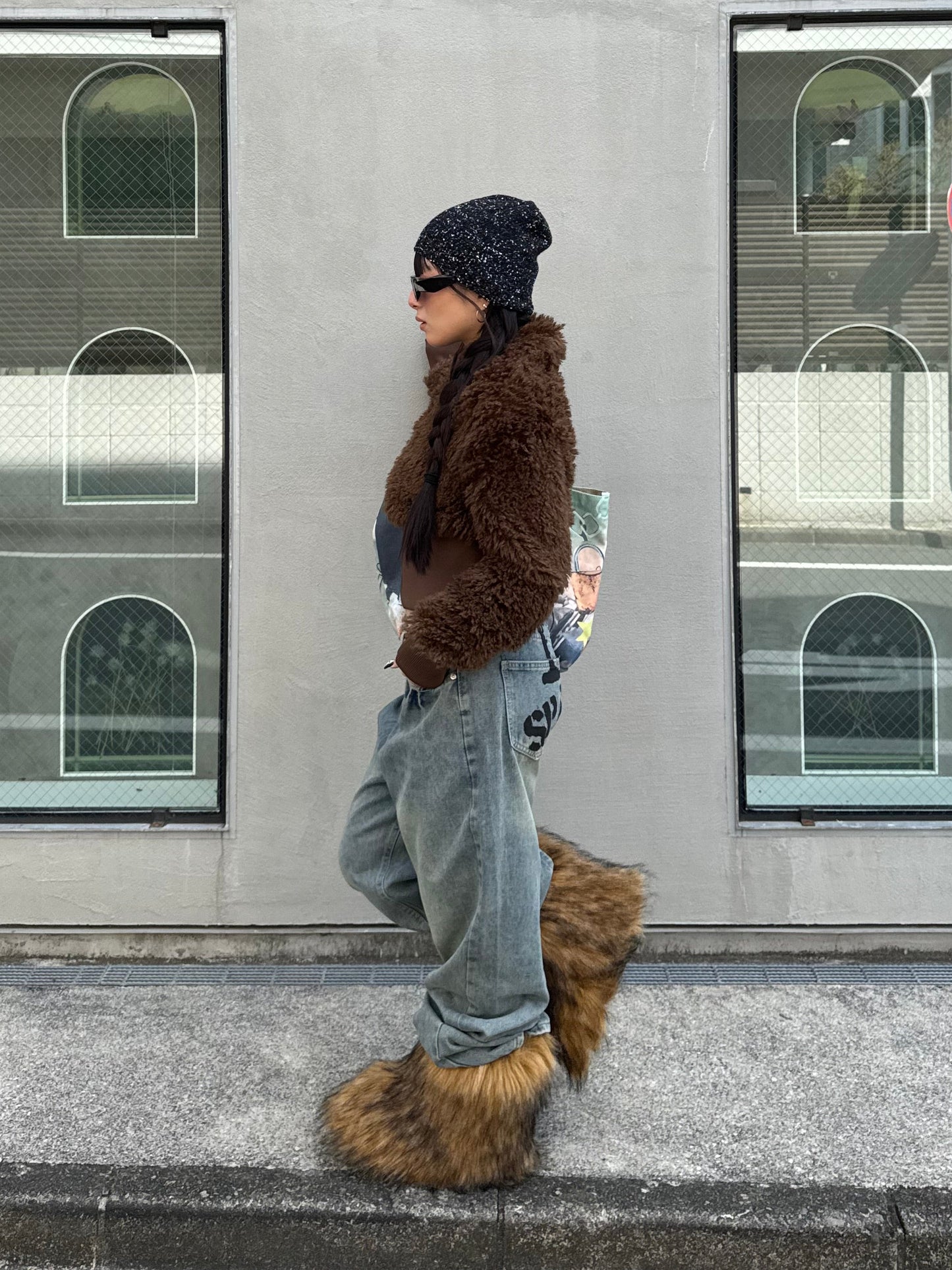 ウエストスリムファージャケット DPB86138