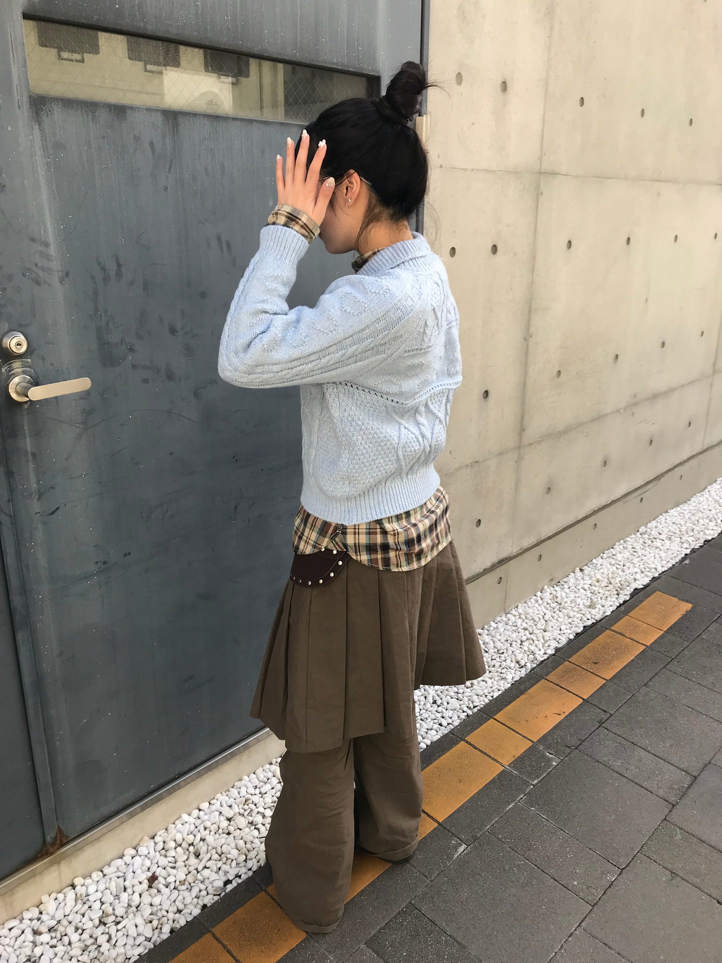 ニットカラーカーディガン DPB89218