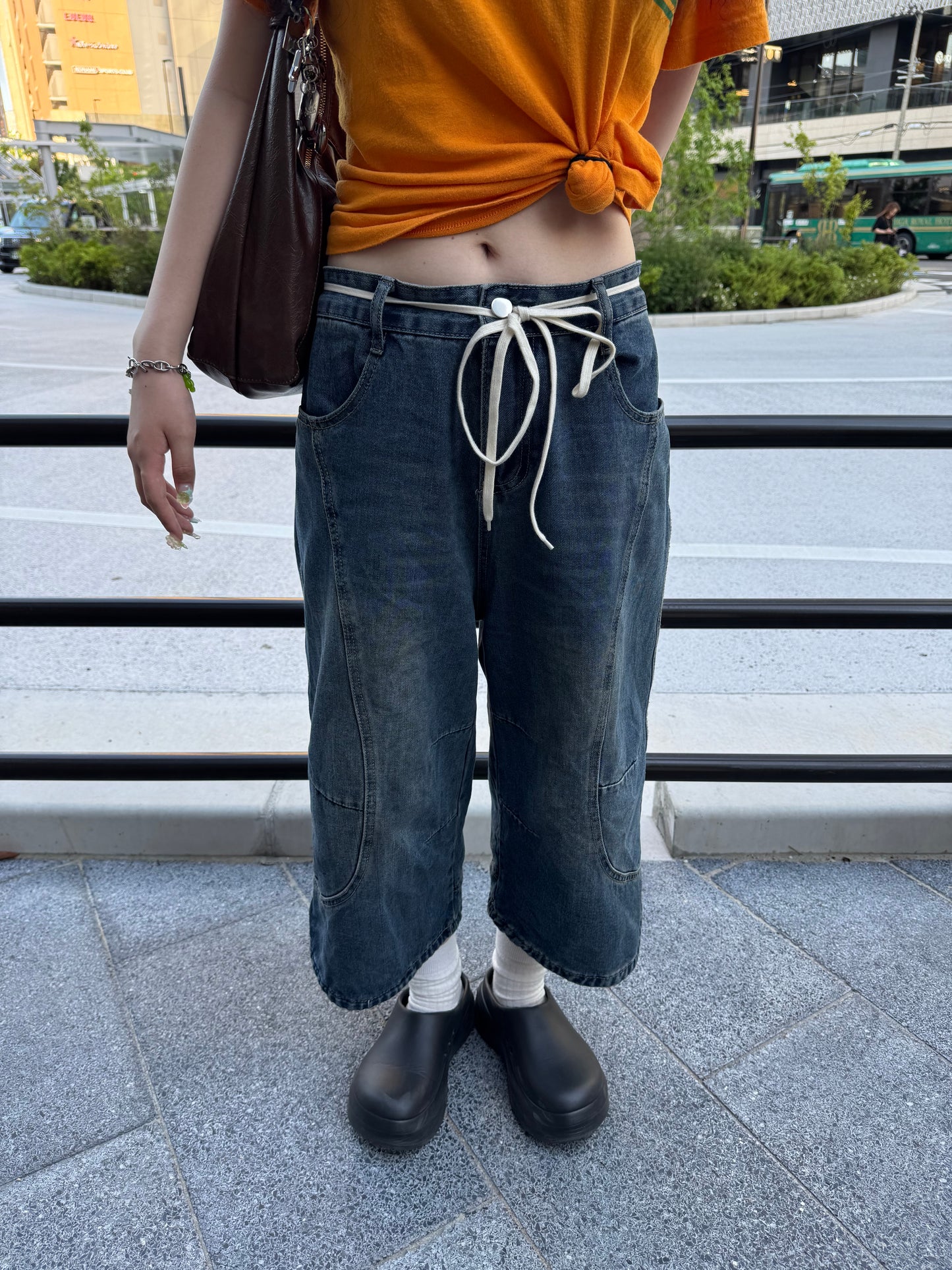 ステッチカーブラインハーフパンツ DPB85245