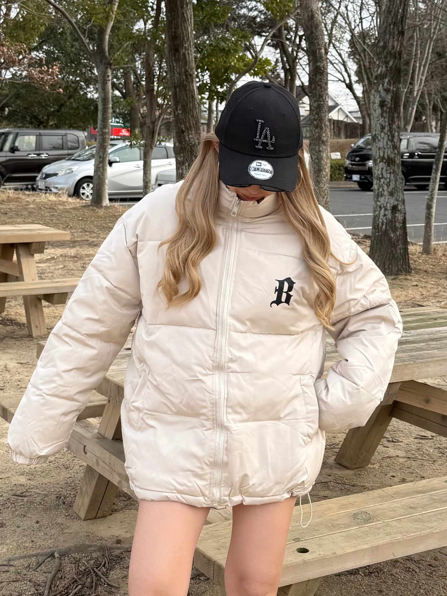 ユニセックスロゴダウン DPB73584