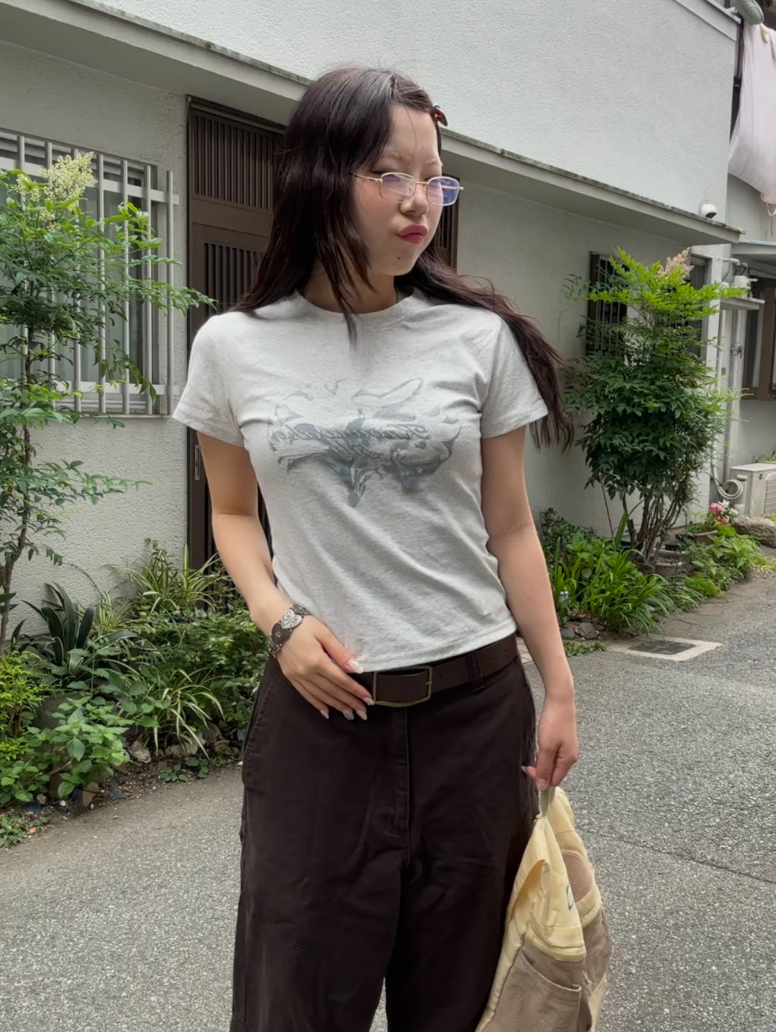 ニュアンスプリントTシャツ DPB89019