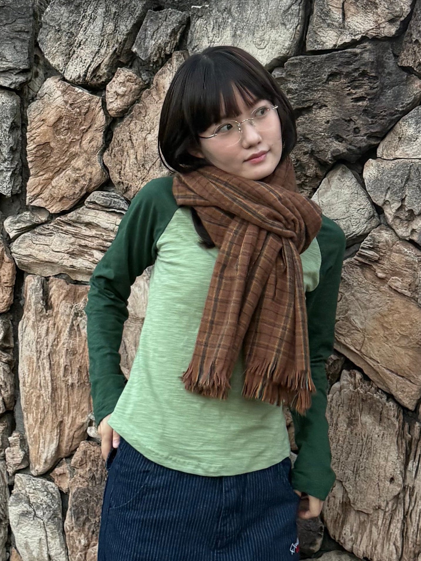 グリーンラグランTシャツ DPA43678