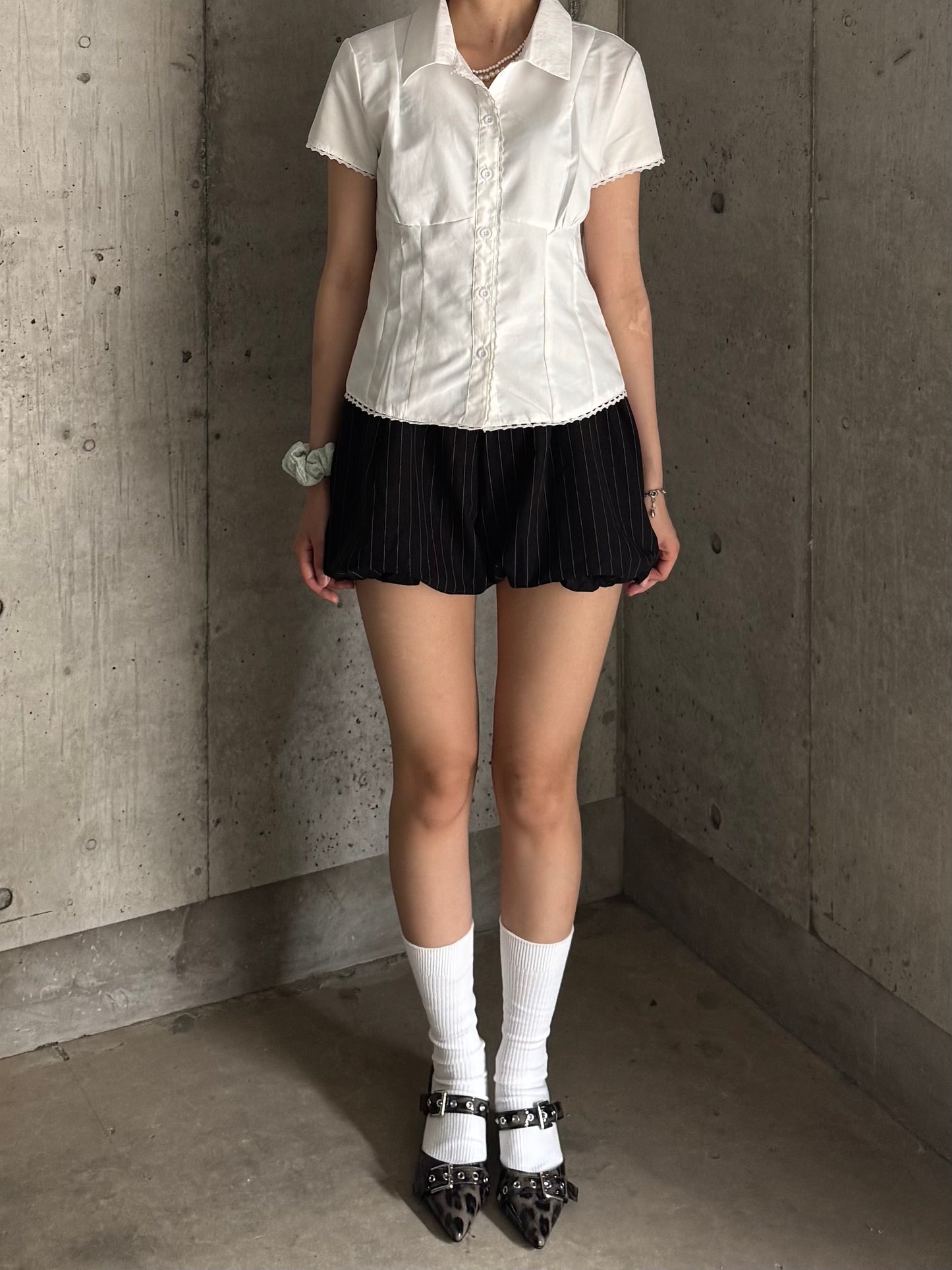 ストライプバルーンショートパンツ DPB93123