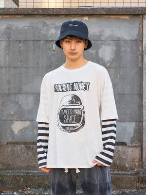 グラフィックラウンドTシャツ SPA08024