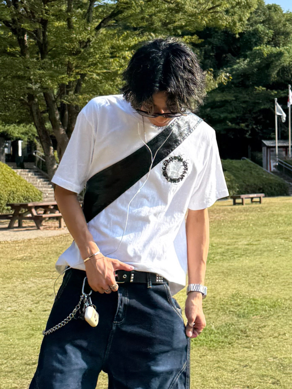 ダブルサークルロゴTシャツ DPB90003