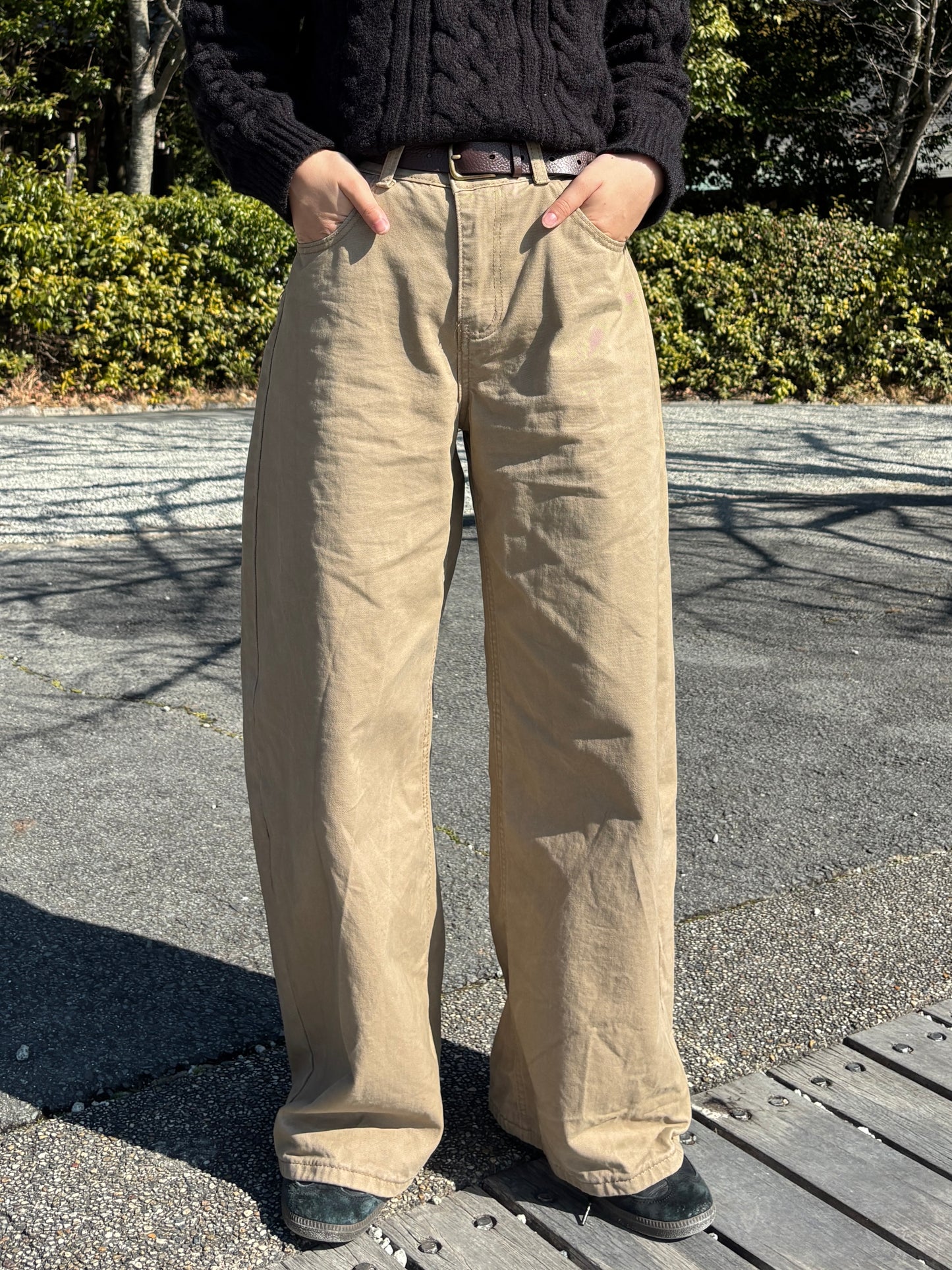 カーブベージュパンツ DPB63272