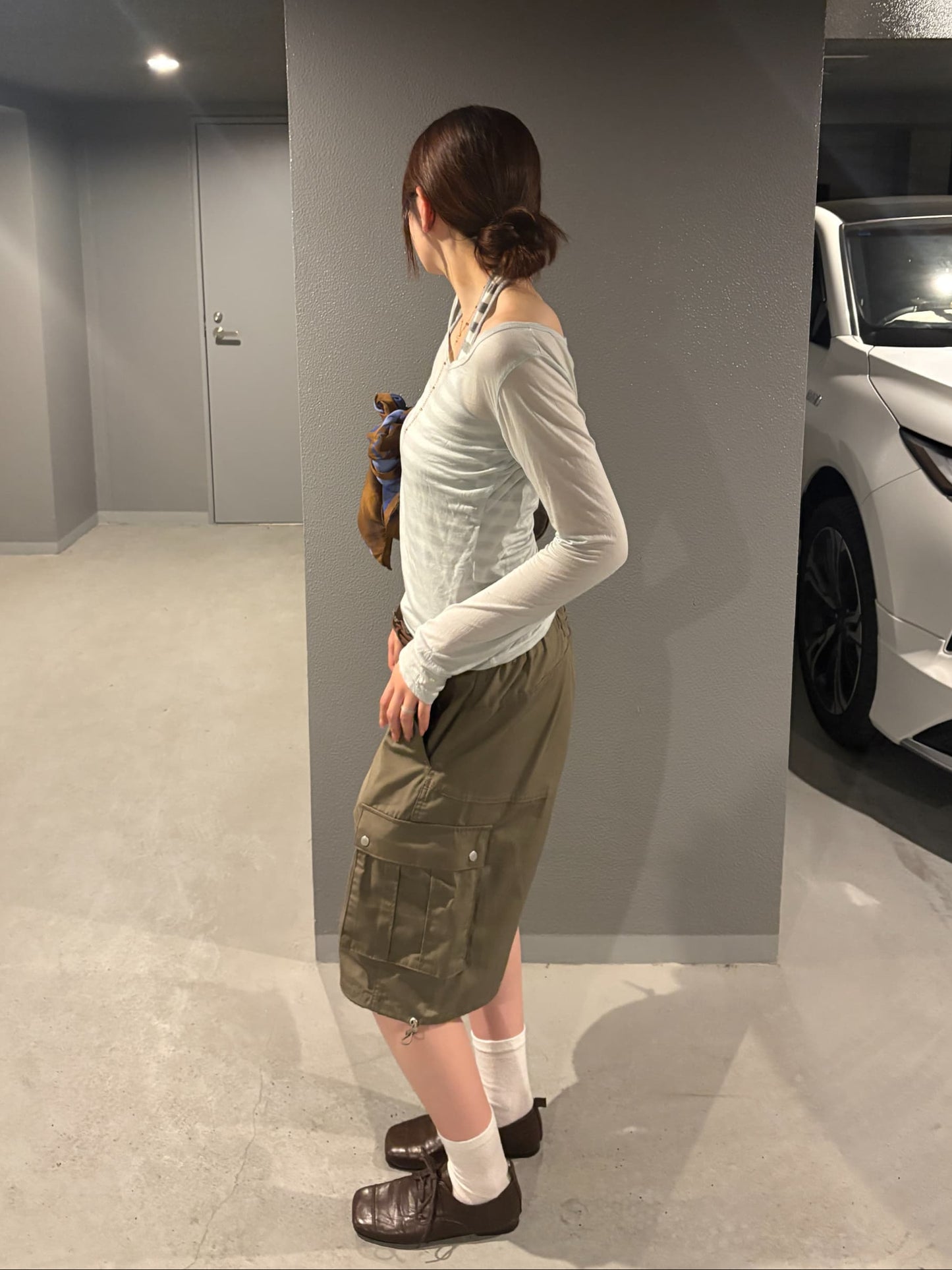 シアーTホルターネックキャミセット DPC08036