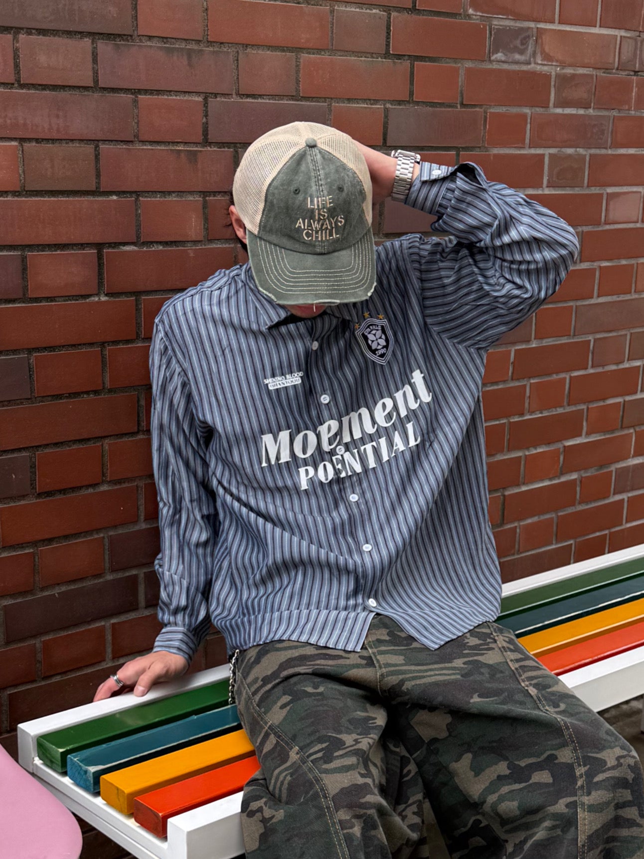 ストリートボーダーシャツ DPB90159