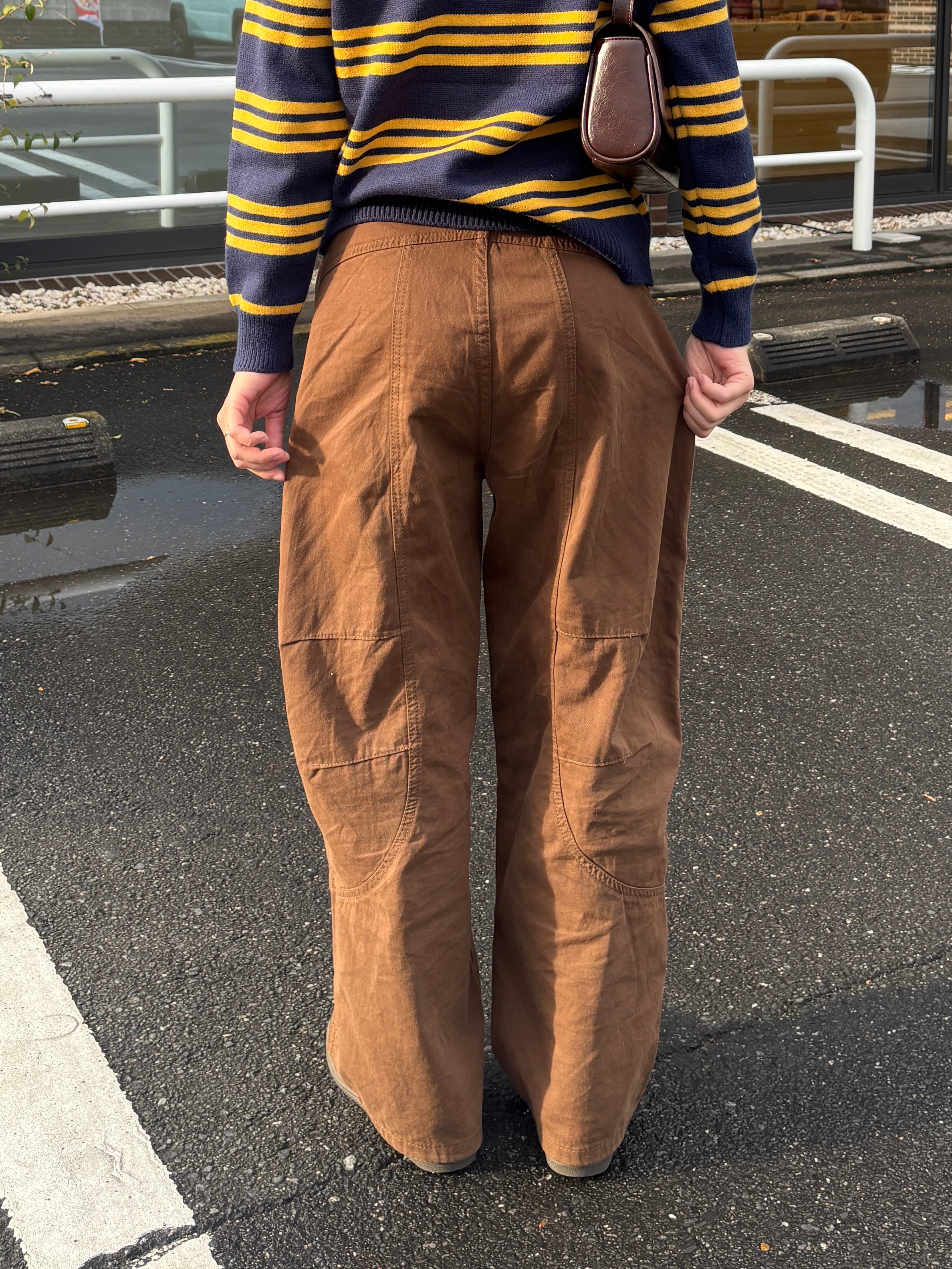 ブラウンワイドパンツ DPB63256 – CRAMMY