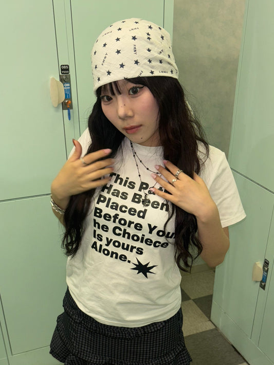 レタリングプリントTシャツ DPB89022