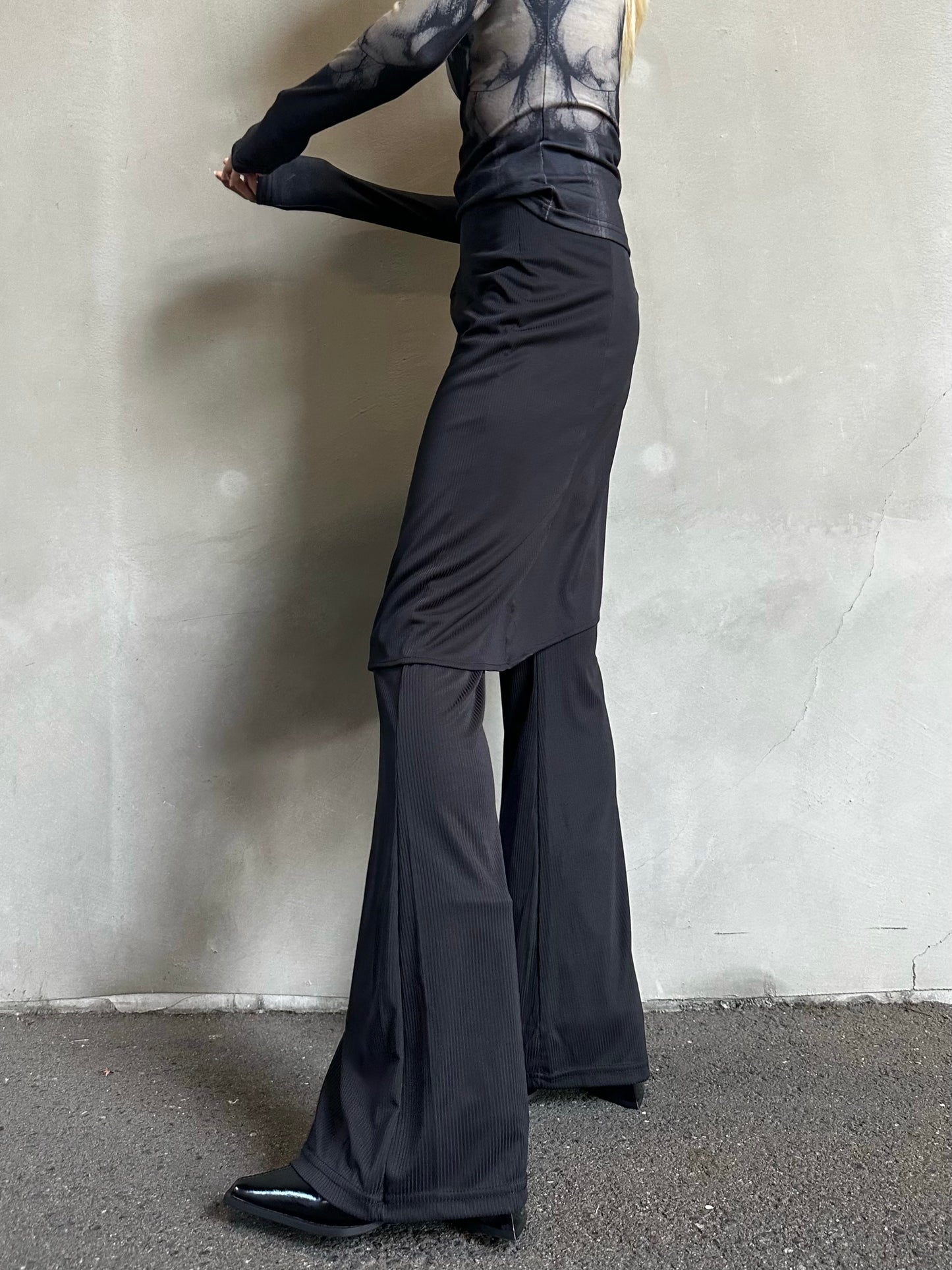 ブーツカットスカートパンツ DPB26660