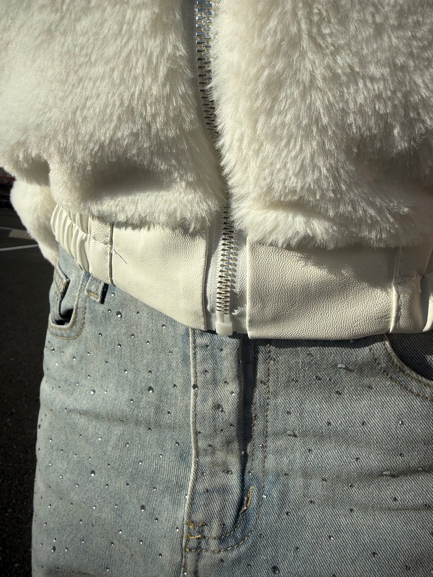 フード付きファージャケット DPB73491